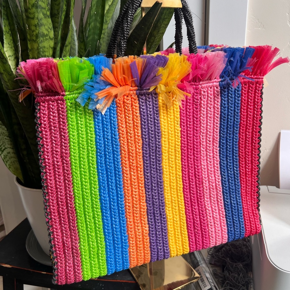 Multicolor Summer Tote Bag